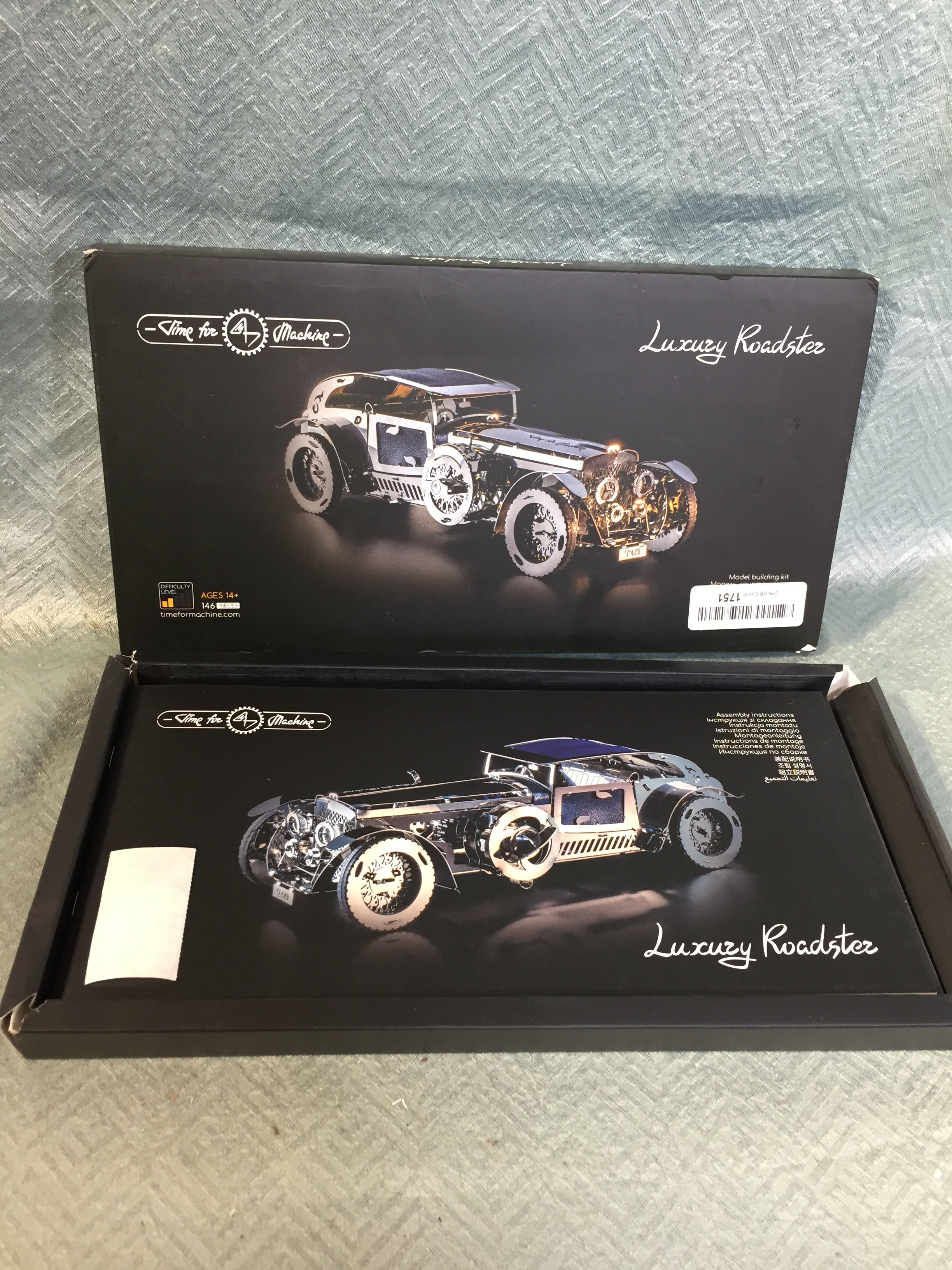 Time for Machine: Luxury Roadster 3D Model Car Kit/Puzzle - OPEN BOX (7618419065070)